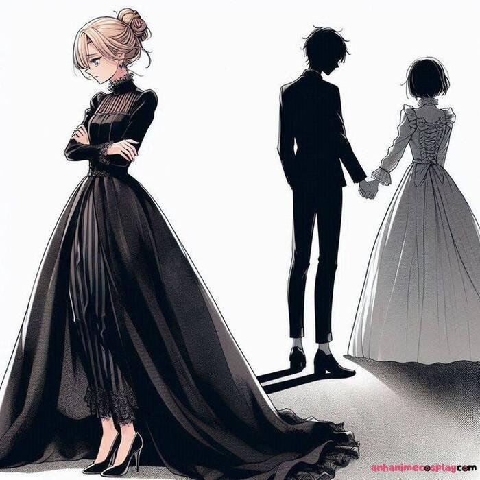 hình ảnh anime người thứ 3 đẹp buồn